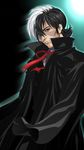  ats_(ats2nd) black_cloak black_hair black_jack_(character) black_jack_(series) brown_eyes highres male_focus multicolored_hair scar solo stitches two-tone_hair white_hair 