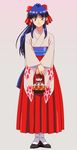  00s 1girl black_hair japanese_clothes kimono ponytail sakura_taisen shinguuji_sakura solo 
