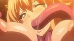  1girl animated animated_gif breasts nipples official_art pandra shinkyoku_no_grimoire tentacle 
