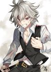  blood fate/apocrypha fate/stay_night male nikame sieg_(fate/apocrypha) signed 