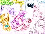  captain_hero clum_babies drawn_together foxxy_love ling_ling princess_clara spanky_ham toot_braunstein wooldoor_sockbat xandir_p._wifflebottom 