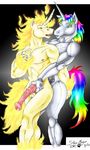 equine gay horn male mammal nintendo pok&#233;mon pokemon rainbow rapidash robot_unicorn_attack stormmagus unicorn video_games 