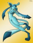  2010 anthro breasts eeveelution female glaceon jardenon nintendo nipples pok&#233;mon pok&#233;morph pokemon pussy solo video_games 