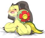  bellossom blue_eyes blush breath duo female fingering flower mawile nintendo one_eye_closed open_mouth pasaran plant pok&eacute;mon pok&eacute;mon_(species) pussy pussy_juice red_eyes saliva saliva_string simple_background sweat tongue vaginal vaginal_fingering video_games white_background 