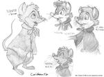  1988 1990 caribbean_fox clothed clothing coat long_tail mammal monochrome mouse mrs._brisby rodent scarf the_secret_of_nimh 