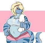  big_breasts breasts clothing female fols rabidraccoon red_eyes reptile scalie sweat translucent transparent_clothing voluptuous 