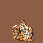  2017 anthro feline fur lin_hu male mammal nekojishi tagme tiger 