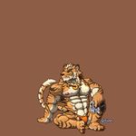  2017 anthro feline fur lin_hu male mammal nekojishi tagme tiger 