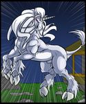  animal_genitalia anthro comic dragon equine horn keanon_woods male mammal sheath transformation unicorn 