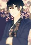  1boy aoharu_x_kikanjuu black_eyes black_hair hairclip japanese_clothes kimono yukimura_tooru 