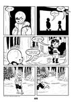  2017 animated_skeleton bone c-puff clothed clothing comic english_text hi_res human humanoid mammal not_furry protagonist_(undertale) sans_(undertale) skeleton text undead undertale video_games 