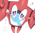  &lt;3 &lt;3_eyes ... 9999gpera ambiguous_gender blue_eyes blush first_person_view kissy_face nintendo pok&eacute;mon pok&eacute;mon_(species) rotom rotomdex simple_background speech_bubble video_games white_background 