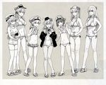  :d ahoge alternate_costume bikini bikini_bottom bikini_top bismarck_(kantai_collection) blush book bow breasts clothes_writing flat_chest flower garrison_cap glasses graf_zeppelin_(kantai_collection) greyscale gufu_(guffuumu) hair_between_eyes hair_bow hair_flower hair_ornament hand_on_hip hand_on_own_stomach hat hat_bow holding holding_book i-8_(kantai_collection) jacket kantai_collection large_breasts long_hair low_ponytail low_twintails medium_breasts monochrome multiple_girls navel no_hat no_headwear one-piece_swimsuit open_mouth peaked_cap prinz_eugen_(kantai_collection) remodel_(kantai_collection) ribs ro-500_(kantai_collection) sailor_hat sandals school_swimsuit short_hair sidelocks small_breasts smile swimsuit thighhighs twintails u-511_(kantai_collection) z1_leberecht_maass_(kantai_collection) z3_max_schultz_(kantai_collection) 