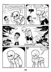  2017 animated_skeleton bone c-puff clothed clothing comic english_text group hi_res human humanoid mammal not_furry sans_(undertale) skeleton text undead undertale video_games 