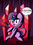  ! 2016 chair crystals cutie_mark dialogue english_text equine eyelashes feathered_wings feathers female friendship_is_magic hair hi_res horn inside mammal multicolored_hair my_little_pony open_mouth red_eyes sitting solo speech_bubble staff text therandomjoyrider throne throne_room twilight_sparkle_(mlp) winged_unicorn wings 
