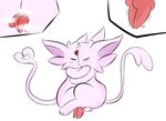  &lt;3 2017 blush duo eeveelution espeon eyes_closed feral frottage kissing male motion_lines nintendo penis pok&eacute;mon pok&eacute;mon_(species) rockii sex simple_background video_games white_background 