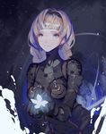  black_gloves blonde_hair blue_eyes gloves headband looking_at_viewer nier_(series) nier_automata operator_6o riio solo standing 