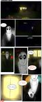  2017 absurd_res animated_skeleton bone clothed clothing comic english_text gaster hi_res humanoid lotusthekat mammal not_furry skeleton text undead undertale video_games 