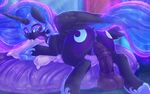  2017 anus armor bite biting_pillow butt cutie_mark digital_media_(artwork) dildo dimwitdog dock equine equine_dildo feathered_wings feathers female feral friendship_is_magic helmet hi_res horn mammal my_little_pony nightmare_moon_(mlp) penetration pillow pussy sex_toy solo vaginal vaginal_penetration winged_unicorn wings 
