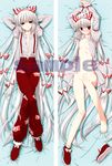  arms_up asaba_yuu bad_id bad_pixiv_id barefoot bdsm blush bondage bottomless bound bow crossed_legs dakimakura dress_shirt fujiwara_no_mokou hair_bow hair_ribbon long_hair lying multiple_views naked_shirt open_clothes open_shirt red_eyes ribbon sample shirt shoes silver_hair single_shoe suspenders touhou very_long_hair 