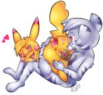  &lt;3 2019 anthro anus bedroom_eyes big_butt blush butt cleft_tail cunnilingus duo duskybits fan_character felid female feral fur half-closed_eyes hand_on_butt looking_back male mammal milachu nintendo open_mouth oral pantherine pikachu pok&eacute;mon pok&eacute;mon_(species) pussy pussy_juice raised_tail seductive sex smile stripes thick_thighs tiger tongue tongue_out vaginal video_games wide_hips yellow_fur 