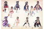  animal_ears aqua_eyes bangs bare_shoulders belt_pouch black_hair blush book boots breasts broom bunny_ears cape character_name cleavage closed_eyes cross-laced_footwear dress dungeon_travelers_2 eyebrows_visible_through_hair fake_animal_ears flower frills full_body fur_trim glasses gloves hair_flower hair_ornament hairband hat high_heels highres holding holding_book horns knee_boots lace-up_boots leotard medium_breasts melvy_de_florencia mitsumi_misato navel official_art open_mouth page_number pouch scan shorts side_slit simple_background sleeveless staff test_tube thigh_boots thighhighs white_gloves white_legwear wings witch_hat 