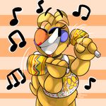  avian bird chicken drawsnstuff five_nights_at_freddy&#039;s freddy_fazbear&#039;s_pizzeria_simulator rockstar_chica_(fnaf) video_games 