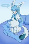  anal anal_fingering anal_masturbation anthro anthrofied anus areola balls bed breasts butt clothing cock_ring dialogue dickgirl eeveelution english_text fingering fingering_self glaceon gloves hair hi_res inner_ear_fluff intersex legwear long_hair looking_at_viewer lying masturbation mostly_nude nintendo nipples on_bed on_side open_mouth penis pok&eacute;mon pok&eacute;mon_(species) pok&eacute;morph precum shadowill side_boob signature solo speech_bubble stockings text tongue uncensored video_games 