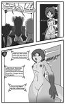  anthro black_and_white breasts clothed clothing comic dialogue english_text female grape_(terdburgler) jane_(terdburgler) jane_green linda_wright mammal melissa_(terdburgler) melissa_richards monochrome mustelid nipples nude otter pussy terdburgler terra_(terdburgler) terra_kane text 