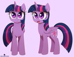  2017 cutie_mark equine eyelashes feathered_wings feathers female feral friendship_is_magic hair horn long_hair looking_at_viewer mammal momomistress multicolored_hair multicolored_tail my_little_pony open_mouth open_smile purple_eyes purple_feathers simple_background smile solo twilight_sparkle_(mlp) winged_unicorn wings 