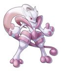  absurd_res ambiguous_gender fusion hi_res hybrid mega_evolution mega_mewtwo mega_mewtwo_x mega_mewtwo_y nintendo pink_eyes pok&eacute;mon pok&eacute;mon_(species) simple_background solo thick_thighs v-a-a-n video_games white_background 