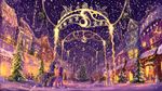  2017 building christmas christmas_lights christmas_tree cosmic_hair cutie_mark duo equine feathered_wings feathers female friendship_is_magic hair holidays horn lights mammal multicolored_hair my_little_pony outside plainoasis princess_luna_(mlp) scarf snow snowing snowman street tree twilight_sparkle_(mlp) unicorn winged_unicorn wings winter 