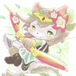  artist_request brown_hair cat cat_busters furry green_eyes short_hair 