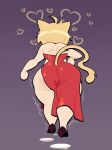 &lt;3 absurd_res animal_humanoid big_butt bodily_fluids butt cat_humanoid clothing cum cum_drip dress dripping felid felid_humanoid feline feline_humanoid female footwear genital_fluids hi_res high_heels humanoid lovetopullmicke mammal mammal_humanoid neco-arc rear_view red_clothing red_dress shaking simple_background solo trembling tsukihime type-moon