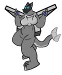 aircraft airplane anthro big_breasts big_butt breasts butt dragon female reference_image solo thick_thighs ty_the_protogen