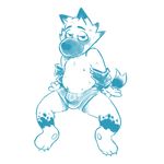  animal_crossing anthro briefs bulge canine clothing kyle_(animal_crossing) line_art looking_at_viewer male mammal nintendo riversausage sitting slightly_chubby solo underwear video_games 
