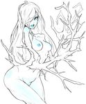  birch_woman breasts dark_souls_3 female monster muhut nipples not_furry plant solo 
