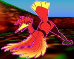 anthro ass_up avian banjo-kazooie bedroom_eyes bird clothing colored female hi_res kazooie lingerie looking_at_viewer narrowed_eyes rareware seductive solo topazknight winged_arms wings