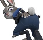  2017 3d_(artwork) big_butt black_background blender_(software) butt clothed clothing digital_media_(artwork) disney female fur grey_fur judy_hopps lagomorph looking_at_viewer mammal pahanrus2 purple_eyes rabbit simple_background zootopia 