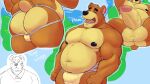  animal_crossing anthro anus balls bear belly big_belly big_butt big_penis billedraccoon72 bodily_fluids brown_body brown_fur butt clothed clothing dripping english_text erection eyes_closed fur genital_fluids genitals hi_res humanoid_genitalia humanoid_penis jockstrap jockstrap_only low-angle_view male mammal moobs musclegut muscular muscular_male navel nintendo nipples open_mouth penis precum precum_drip precum_through_clothing raised_arm signature solo sound_effects sparkles tail tail_tuft tan_body tan_fur teddy_(animal_crossing) text thick_thighs topless tuft underwear underwear_only vein veiny_penis wet wet_clothing yawn 