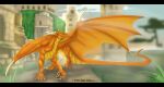 black_bars dragon feral fix fixt11 hi_res horn letterbox male mythological_creature mythological_scalie mythology scalie solo wings