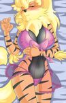  2017 anthro arcanine arcee_(unicorn_lord) blush breasts canine clothed clothing digital_drawing_(artwork) digital_media_(artwork) dt_(unicorn_lord) eyelashes female fur hair lingerie looking_at_viewer mammal navel negligee nintendo nipple_bulge pok&eacute;mon pok&eacute;mon_(species) portrait simple_background smile solo the-unicorn-lord three-quarter_portrait video_games 