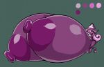  big_breasts breasts clothing female ghost gloves hair handwear hat headgear headwear huge_breasts hyper hyper_breasts long_hair mario_bros mostly_nude nintendo not_furry paper_mario petronoise purple_body shadow_siren simple_background solo spirit vivian_(mario) 