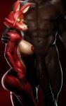 7minuteman absurd_res anthro duo female five_nights_at_freddy&#039;s foxy_(fnaf) hi_res humanoid male male/female nude scottgames