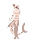  anthro featureless_crotch femboy fish ground_shark hi_res leopard_shark looking_at_viewer male marine shark smile solo triakid unknown_artist 