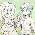  1boy 1girl lillie_(pokemon) npc player_character pokemon pokemon_(game) pokemon_sm tagme you_(pokemon_sm) 