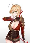 armor cleavage fate/extra fate/stay_night gerortho saber_extra sword 
