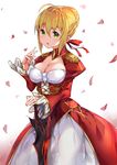  cleavage dress fate/extra fate/stay_night saber_extra see_through sword tem10 
