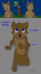  anthro blush brother canine collar comic cub digital_media_(artwork) duo english_text female flat_chested fur incest male male/female mammal misterpickleman nipples nude open_mouth sibling sister taylor_knight text tristan_knight wolf young 