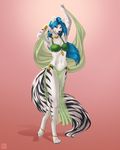  anthro blue_eyes blue_hair blue_nose breasts canine clothing digital_media_(artwork) female hair lingerie mammal pink_background simple_background smile solo toes wyla 